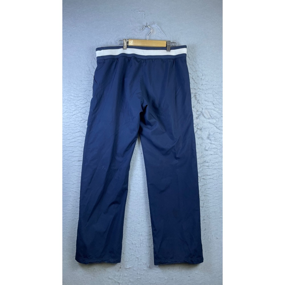 Nike Track Pants Mens XL Navy Blue Good Striped Waist Athletic Swoosh Logo - Picture 4 of 10